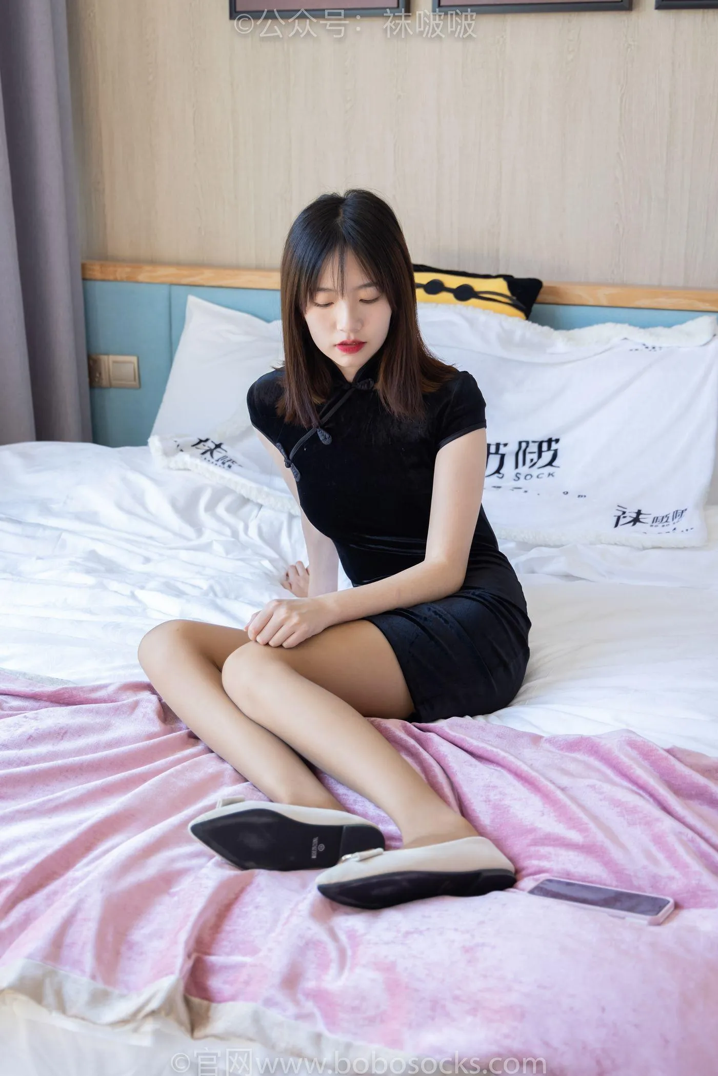 [BoBoSocks袜啵啵]NO.035 小甜豆-平底鞋、薄灰丝、薄咖啡丝 [133P]插图4